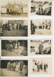 ENGLAND 1924-25 - 14 PHOTOGRAPHS OF ASHES CRICKET TOUR
