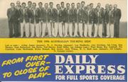AUSTRALIA 1956 TOUR TO ENGLAND - ADVERTISING CARD