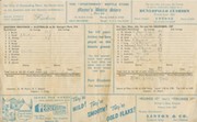EASTERN PROVINCE V AUSTRALIA 1957-58 CRICKET SCORECARD