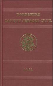 YORKSHIRE COUNTY CRICKET CLUB 1894 [FACSIMILE ANNUAL]