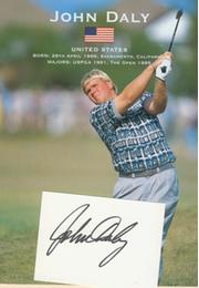 JOHN DALY (USA) PUBLICITY PHOTO + AUTOGRAPH