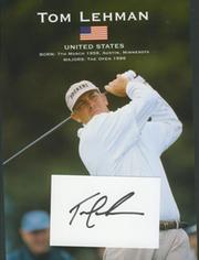 TOM LEHMAN (USA) PUBLICITY PHOTO + AUTOGRAPH