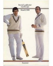 BARRIE LEADBEATER & GEOFF COPE (YORKSHIRE) CRICKET BENEFIT BROCHURE