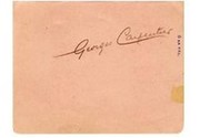 GEORGES CARPENTIER BOXING AUTOGRAPH 