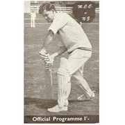 NEW ZEALAND V ENGLAND 1960-61 (BASIN RESERVE) CRICKET PROGRAMME