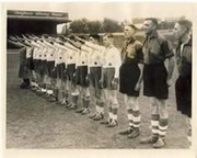 GERMAN POLICE XI (BRIGHTON) 1938 FOOTBALL PHOTOGRAPH