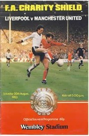 LIVERPOOL V MANCHESTER UNITED 1983 (CHARITY SHIELD) FOOTBALL PROGRAMME