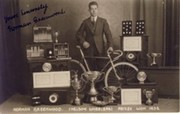 NORMAN GREENWOOD OF NELSON WHEELERS 1932 CYCLING POSTCARD