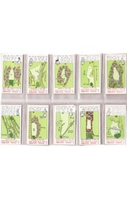 THREE JOVIAL GOLFERS 1934 (CHURCHMAN) cigarette cards