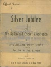 HYDERABAD V WEST INDIES 1959 CRICKET PROGRAMME