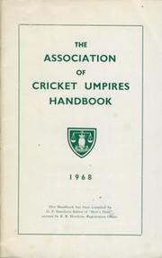 THE ASSOCIATION OF CRICKET UMPIRES HANDBOOK 1968