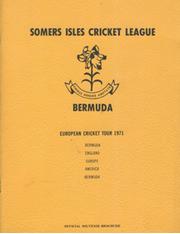 SOMERS ISLES CRICKET LEAGUE (BERMUDA) CRICKET TOUR TO EUROPE 1971 - SOUVENIR BROCHURE