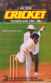 ACSSI CRICKET YEARBOOK 1987-88