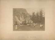 TENNIS AT PEZEY (FRENCH ALPS) PHOTOGRAPH C.1885