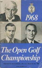 OPEN CHAMPIONSHIP 1968 (CARNOUSTIE) GOLF PROGRAMME