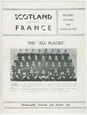 SCOTLAND V FRANCE 1954 PIRATE RUGBY PROGRAMME