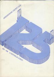 ABERDEENSHIRE CRICKET CLUB - ONE HUNDRED AND TWENTY-FIVE YEARS