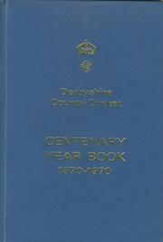DERBYSHIRE COUNTY CRICKET YEAR BOOK 1970
