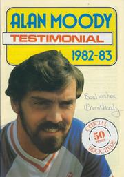 ALAN MOODY (SOUTHEND UNITED) TESTMONIAL BROCHURE 1982-83