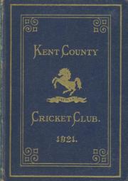 KENT COUNTY CRICKET CLUB 1921 [BLUE BOOK]