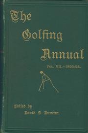 THE GOLFING ANNUAL 1893-94. VOLUME VII