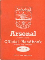 ARSENAL FOOTBALL CLUB 1957-58 OFFICIAL HANDBOOK