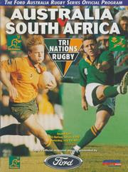 AUSTRALIA V SOUTH AFRICA (2ND TEST) 1996 RUGBY PROGRAMME