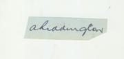 A. RIDDINGTON (LEICESTERSHIRE) CRICKET AUTOGRAPH