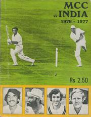 ENGLAND TOUR TO INDIA 1976-77 OFFICIAL TOUR BROCHURE