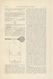 RACKETS - THE ENCYCLOPAEDIA OF SPORT