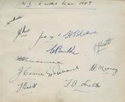 NEW ZEALAND 1949 CRICKET AUTOGRAPHS