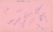 MIDDLESEX 1948 CRICKET AUTOGRAPHS