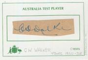 CHARLIE WALKER (SOUTH AUSTRALIA) CRICKET AUTOGRAPH