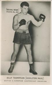 BILLY THOMPSON BOXING PHOTOGRAPH