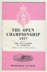 OPEN CHAMPIONSHIP 1957 (ST. ANDREWS) GOLF PROGRAMME
