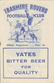 TRANMERE ROVERS V TOTTENHAM HOTSPUR 1952-53 (FA CUP) FOOTBALL PROGRAMME