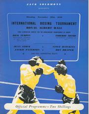 DICK TURPIN V TIBERIO MITRI 1948 BOXING PROGRAMME