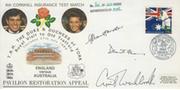 ENGLAND V AUSTRALIA 1989 (OLD TRAFFORD) SIGNED FIRST DAY COVER 