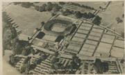 WIMBLEDON FROM THE AIR 1950S TENNIS POSTCARD