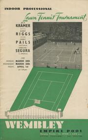 INDOOR LAWN TENNIS TOURNAMENT 1949 (WEMBLEY) PROGRAMME