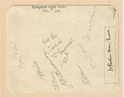 DERBYSHIRE 1930 CRICKET AUTOGRAPHS