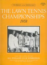 WIMBLEDON CHAMPIONSHIPS 1958 (DAY 10) TENNIS PROGRAMME