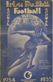 IRISH RUGBY FOOTBALL ANNUAL 1934-35