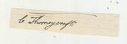 CHARLES THORNEYCROFT AND EDMUND MITCHELL CROSSE (NORTHAMPTONSHIRE) CRICKET AUTOGRAPHS