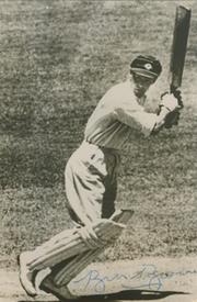 BILL BROWN (AUSTRALIA) SIGNED CRICKET PHOTOGRAPH