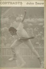 CONTRASTS. POEMS BY JOHN SNOW