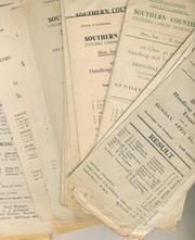 SOUTHERN COUNTIES CYCLING UNION OFFICIAL RESULTS 1948 AND 1958