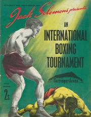 DAVE SANDS V YOLANDE POMPEY 1951 BOXING PROGRAMME