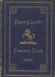 KENT COUNTY CRICKET CLUB 1927 [BLUE BOOK]