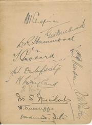 ENGLAND 1930 CRICKET AUTOGRAPHS